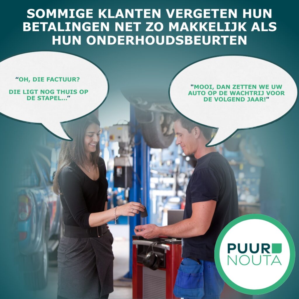 PUURNouta Dien uw openstaande factuur vandaag nog in via