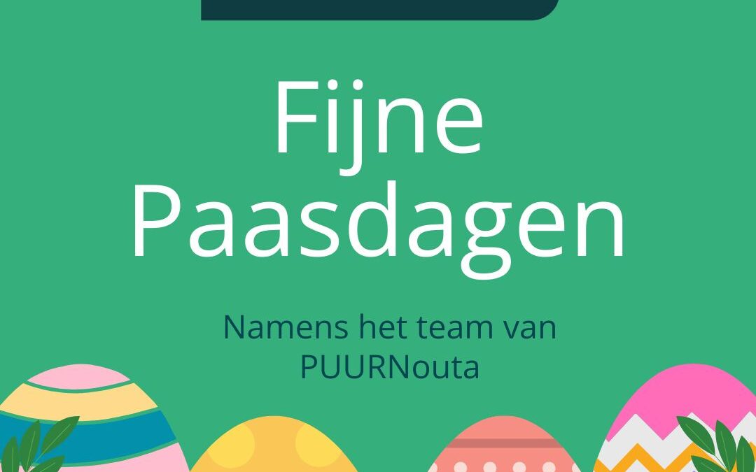 Fijne Paasdagen van PUURNouta! 🐰