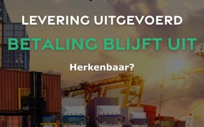 Uw transport is geleverd. De vracht is aangekomen. Maar de factuur? Die blijft liggen.